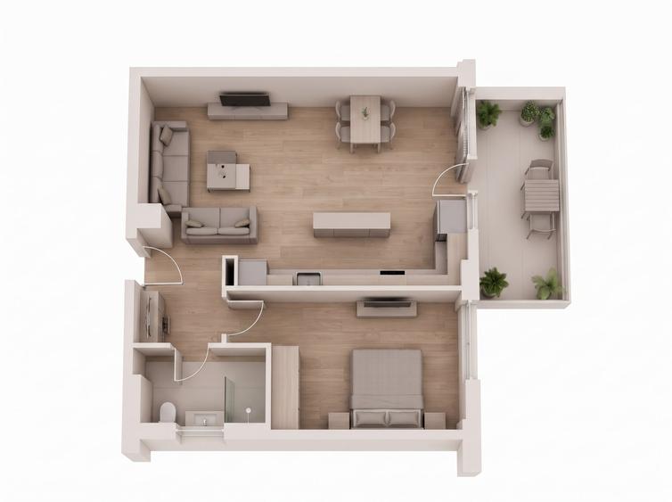 Apartament Ambiance Residence 2 Camere Pipera - 11