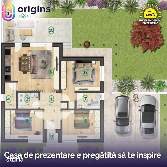 Casa parter 4 camere Bragadiru, 6 Origins independenta energetic - 13