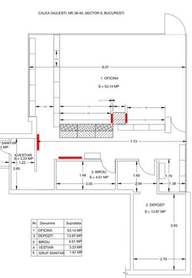 Giulesti - Crangasi-  80 mp - 500.000 Euro-spatiul inchiriat  cu 3000 euro - 7