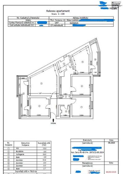 Apartament 4 camere,decomandat,mobilat si utilat,cartier George Enescu - 14