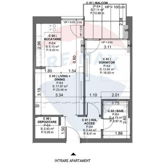 Vanzare  APARTAMENT CU 2 CAMERE - 1