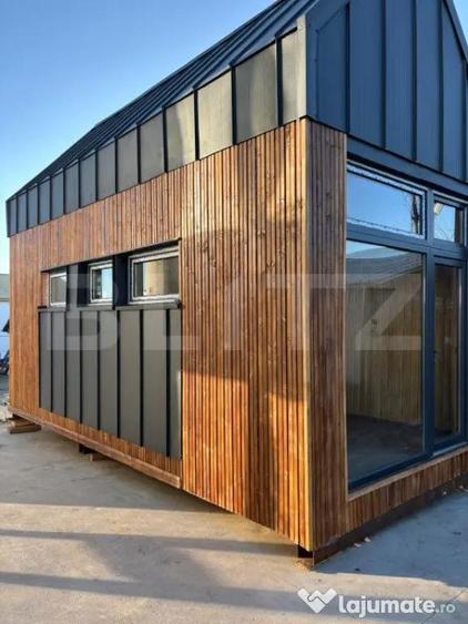Casa modulara la cheie, 24 mp utili(construita din panouri S - 8