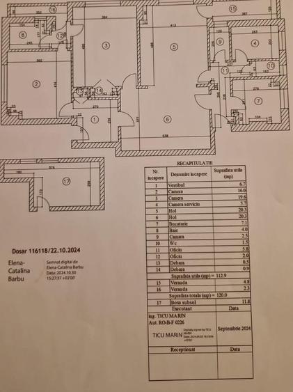 4 Camere Floreasca - 120 MP - ideal birou - 6