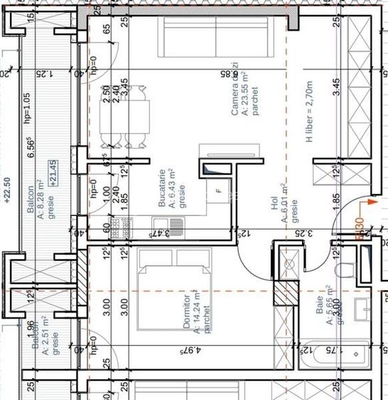 Vanzare apartament 2 camere bloc nou, locatie de exceptie Plopilor, Cluj-Napoca