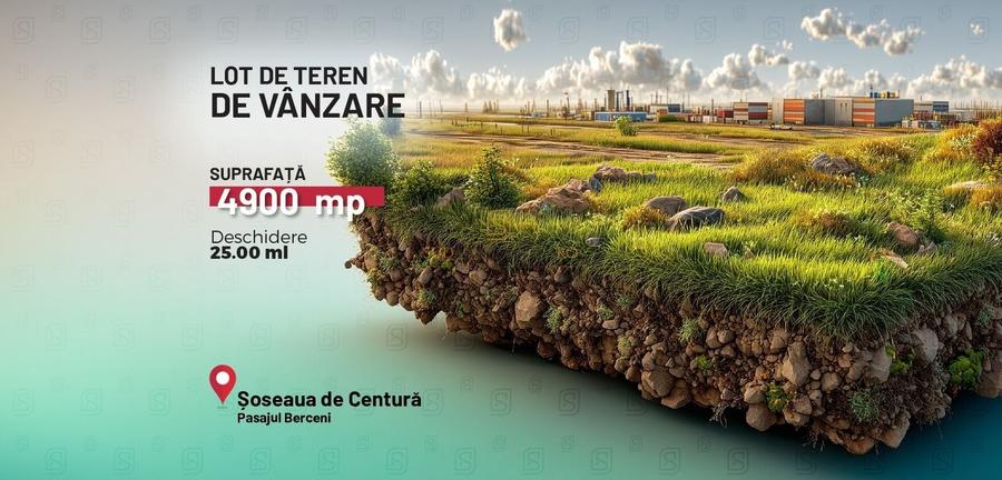 Teren intravilan 4.900 mp – zonă industriala - Jilava, Sos. de Centura - 1