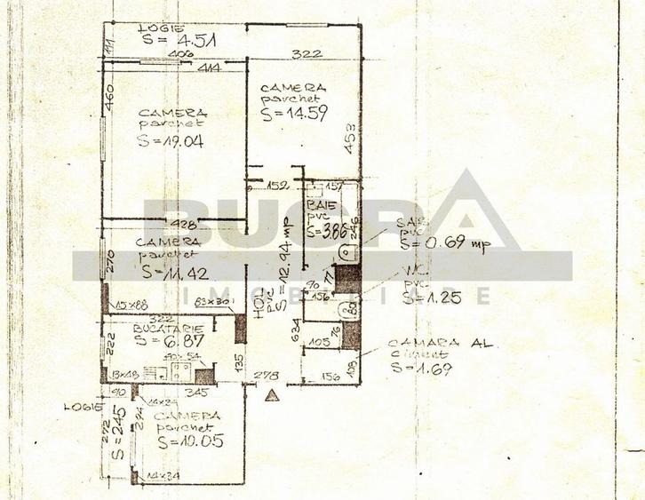 Apartament 4 camere, 82 mp, renovabil, zona BT ARENA - 1