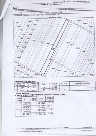 Teren de vanzare Vidra -Berceni Ilfov - 3