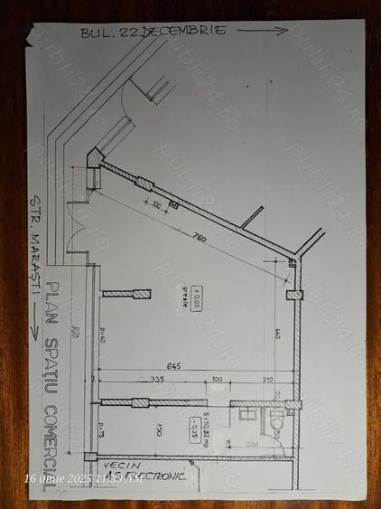 Ofer spre inchiriere spatiu comercial in Deva 50 mp zona centrala - 1