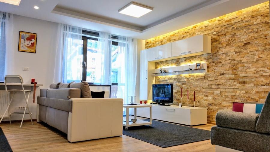 Studio 10 Busteni, Poiana Țapului – 49mp, open space modern, priveliște superbă - 1