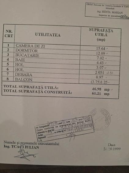 Apartament cu 2 camere semidecomandat în Crihala