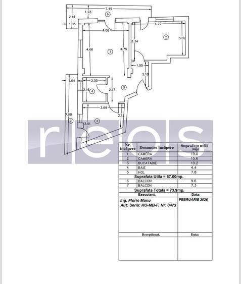 Vanzare 2 Camere | 57 Mp Utili | Jiului - 10