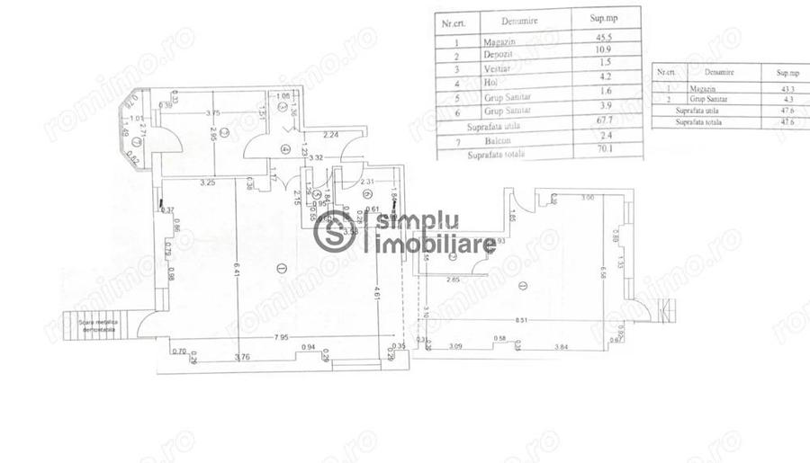 Spatiu comercial 118 MP Lapus