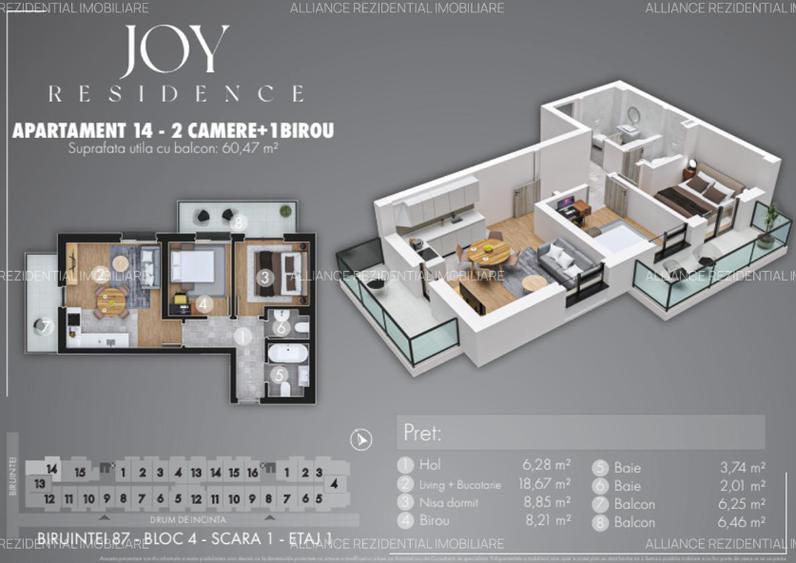 [Gata de mutare] Apartament cu 3 camere 2 bai - Metrou - 11