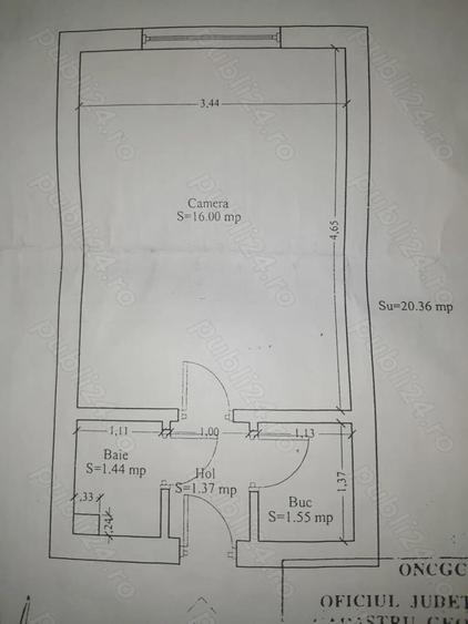 Vind garsoniera cf 3,22mp,etaj 4 4,comuna Agigea, jude?ul Constan?a, aproape de Mare, 18000euro - 1