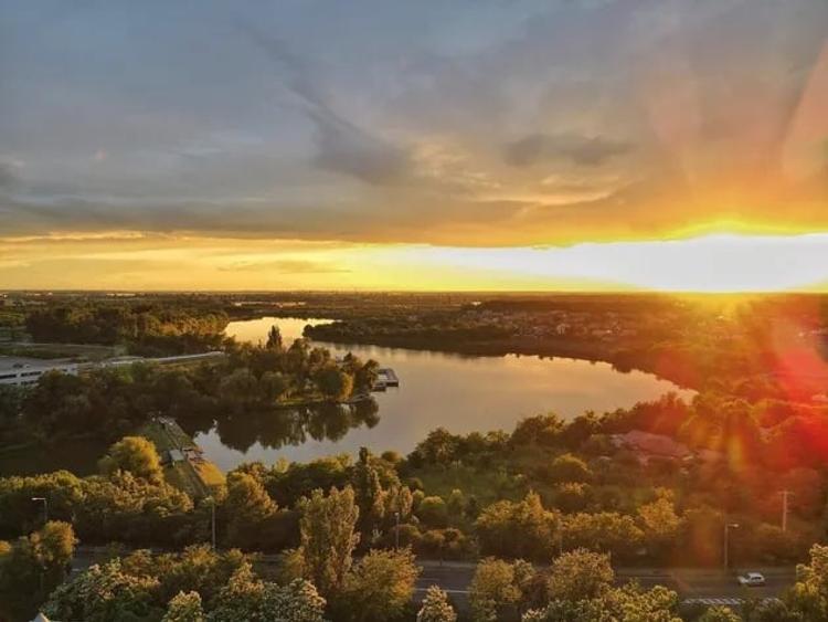 Apartament mobilat cu vedere lac + parcare subterana Sisesti Metrou 8' - 8