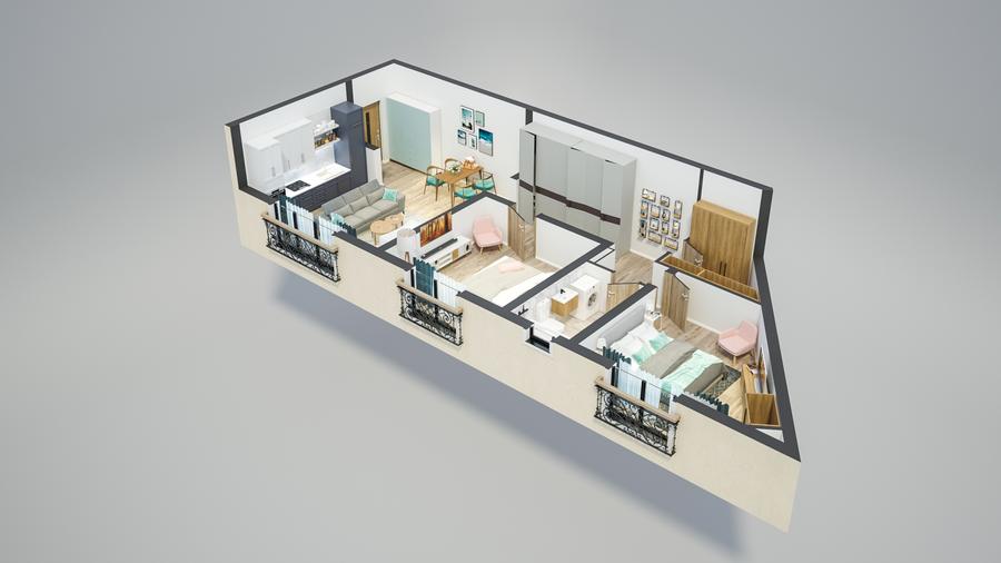 Apartament 3 camere imobil nou in Timisoara - 6