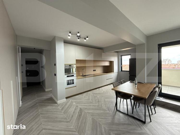 Penthouse, 80 mp bloc nou 2025, mobilat si utilat Carpati 2 - 2