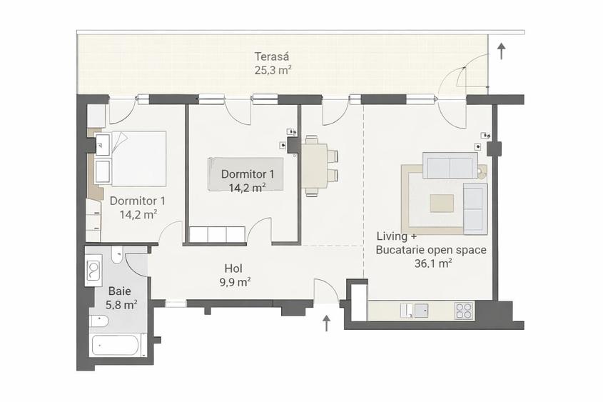 Vand Apartament Bulevard Demn Radulescu - 3