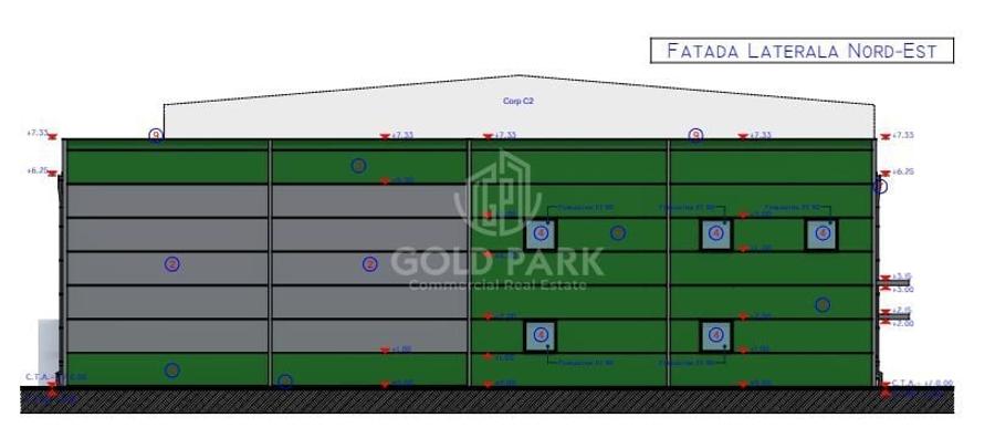 Spatiu Industrial- Zona Apahida- Suprafete de 630 - 1.500 - 2.070 mp - 4