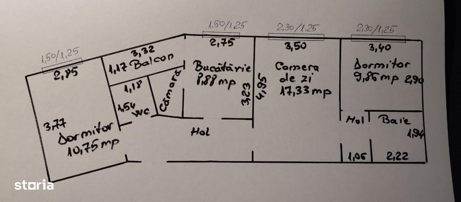 ap. 3 cam MVI str. Gladiolei 6 et 4 , 820 Eu/ mp - 9
