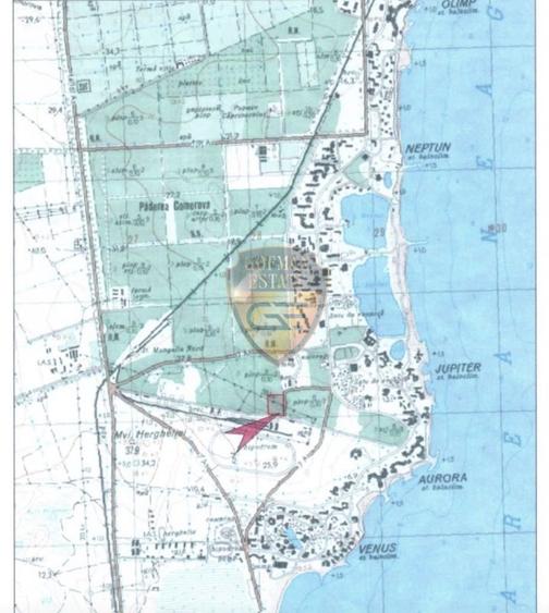 Teren 5526mp, intravilan, Jupiter, 2 deschideri drum si alee carosabil - 1