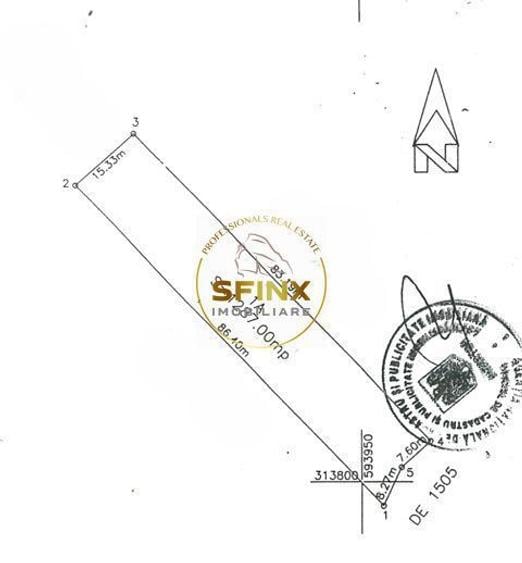 De vanzare - teren 1287mp I FS - 15.87m I Berceni - Oituz - 3