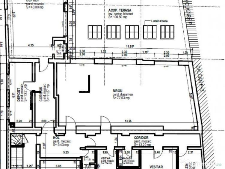 Spa?iu de birou, 332 mp, zona Horea - 1