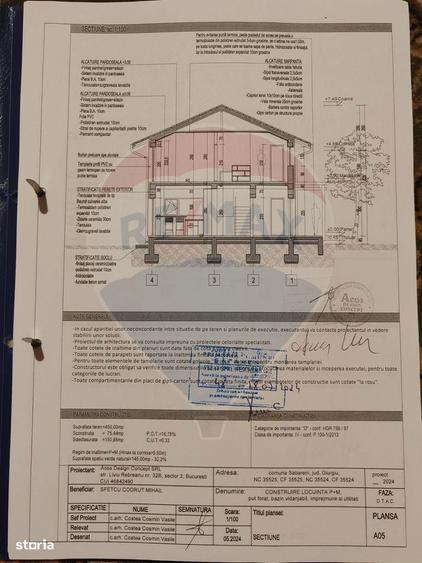 Casa / Vila cu 4 camere de vanzare Sabareni - 14