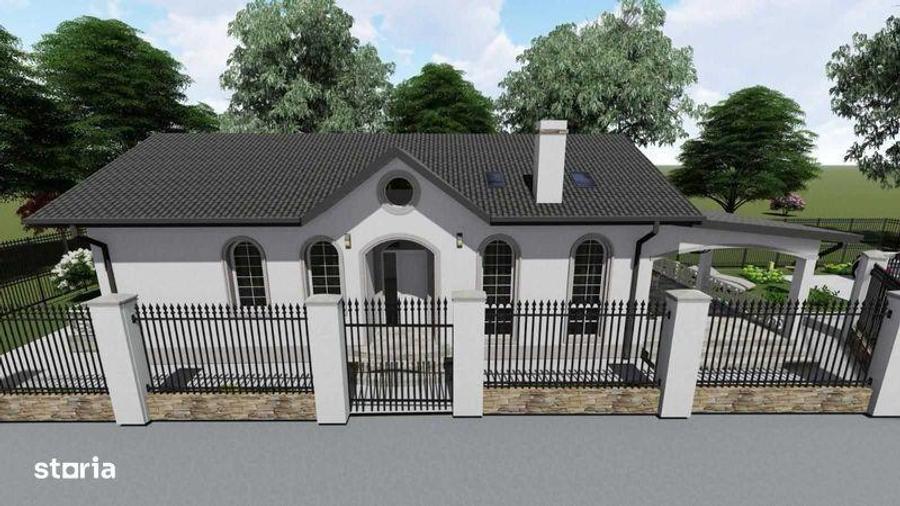 Vand 2 loturi teren de casa cu proiect zona loc Crevedia - 1