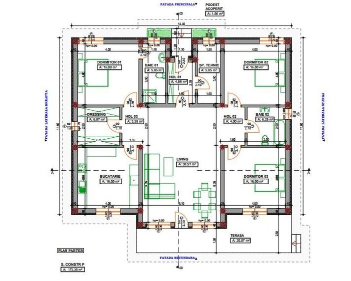Casa la 15 minute de Brasov, DJ 112A, la rosu sau finalizata la cheie - 19