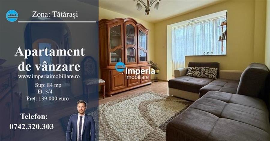 Apartament 4 cam, semi - decomandat, de vanzare zona Tatarasi - Dispecer - 12