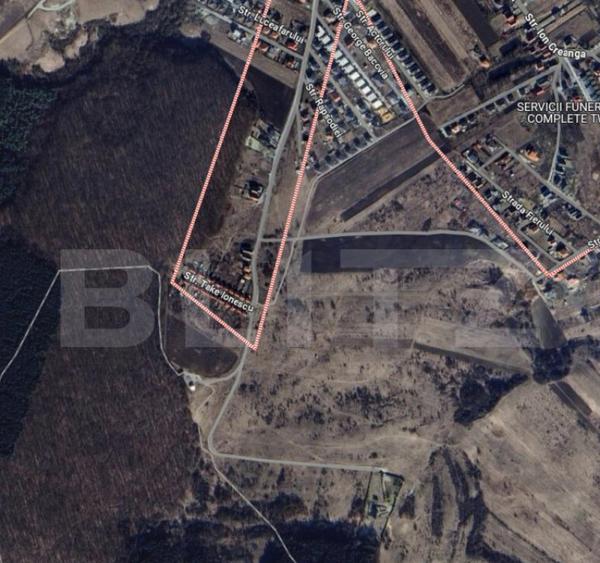 Teren intravilan de investitie 9200 mp front 28 ml - 1