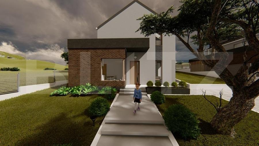 Casa 125 mp teren 500 mp zona profi design deosebit - 5