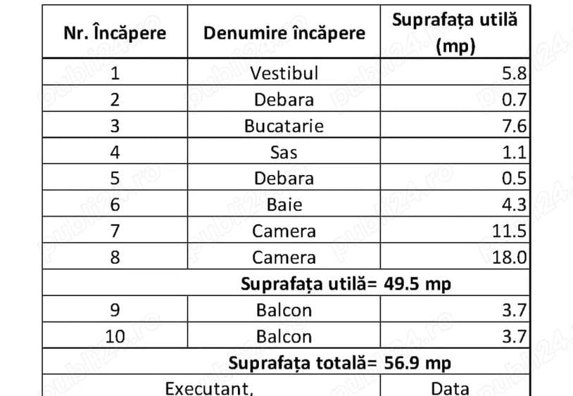 Apartament cu 2 camere decomandat în Rahova