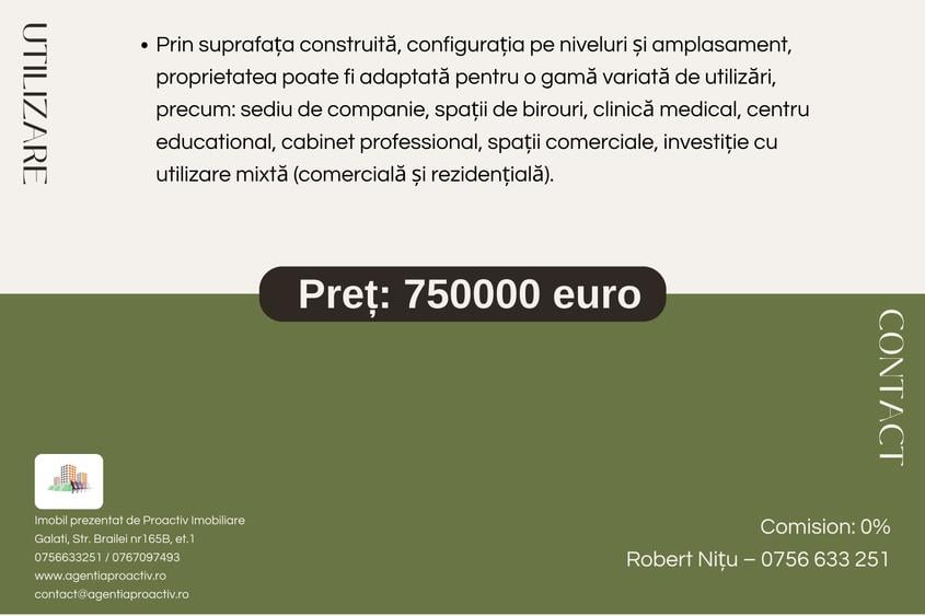 Spațiu comercial, de 561 mp, în Țiglina 1