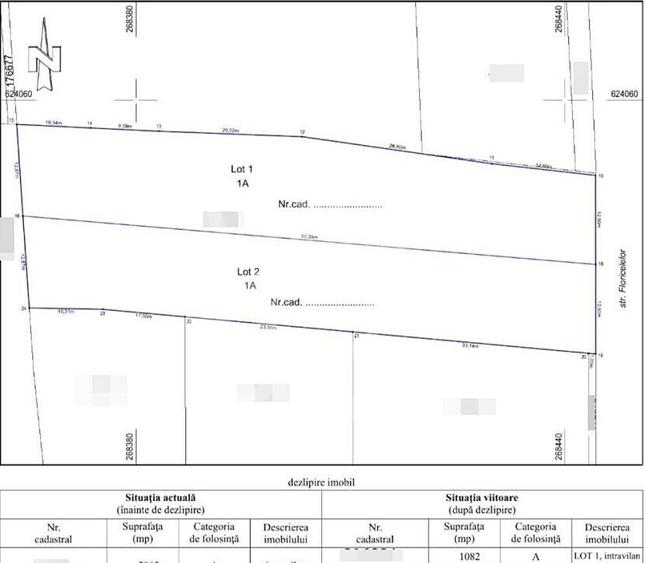 Teren intravilan 2063 mp in zona Dealuri Oradea
