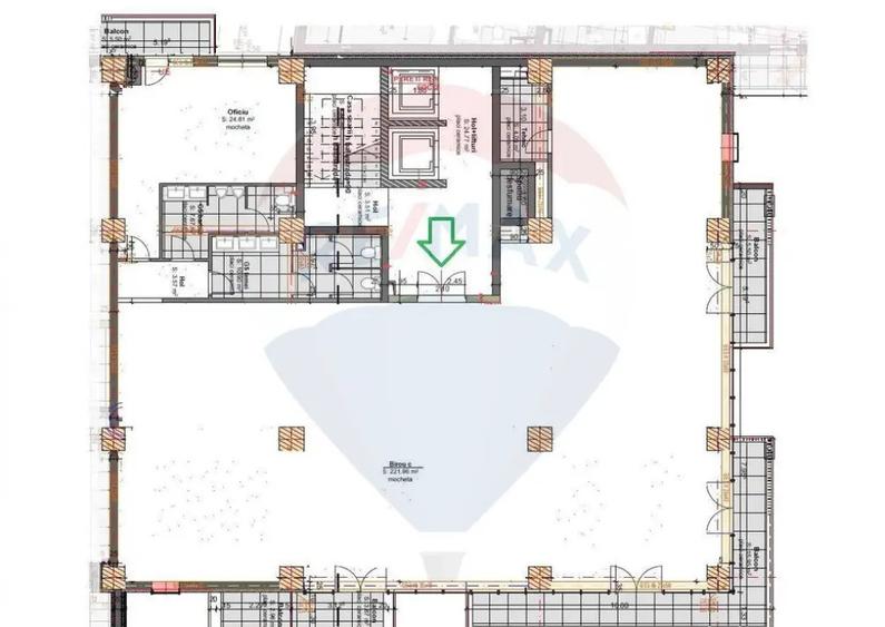 Spa?iu de birouri de 275mp de inchiriat in zona Marasti - 1