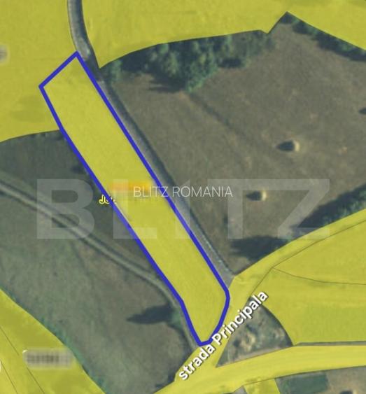 Teren parcelabil, front la strada, 2965mp, utilitati in zona