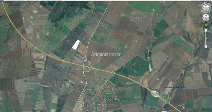 Teren langa nodul de autostrada