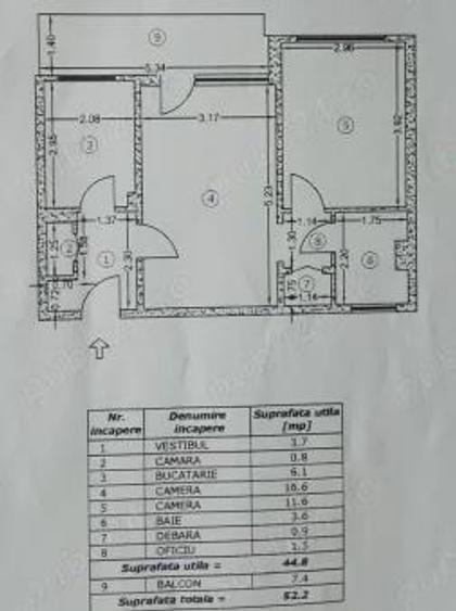 Apartament 2 camere Aleea Ciceu/ Necesita Renovare - 4