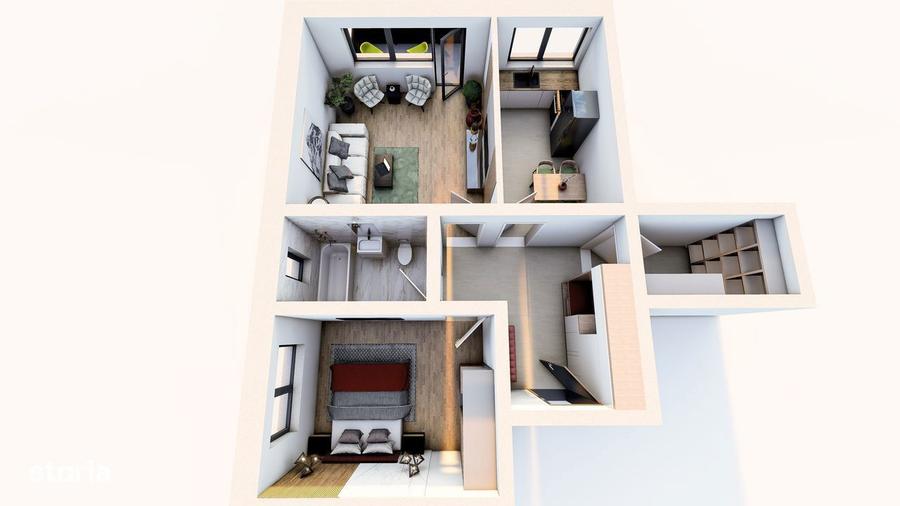 SUPER OFERTA!Apartament 2 camere, 60mp, 86 814 euro, parcare inclusa. - 8