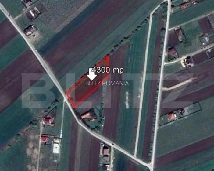 Teren intravilan Stupini, 4300 mp Teren intravilan Stupini, 4300 mp
