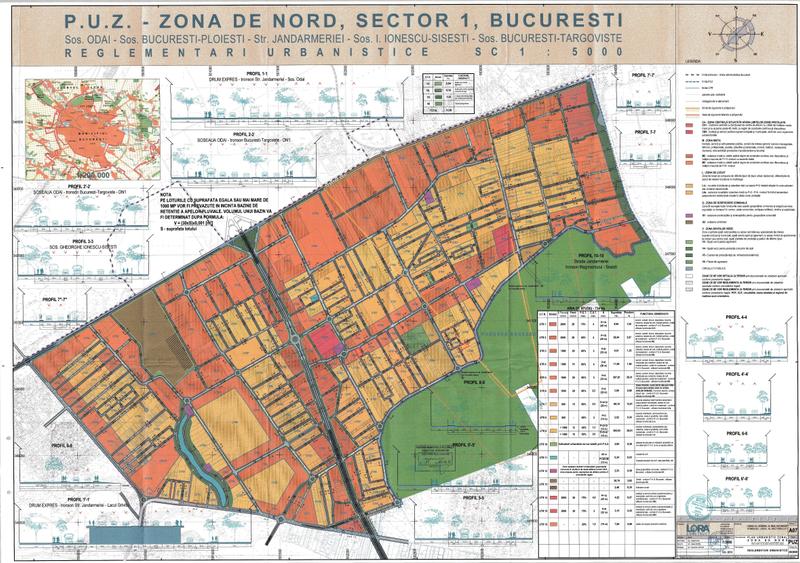 zona Baneasa -- Odai -- Jandarmeriei -- sector 1 - 5