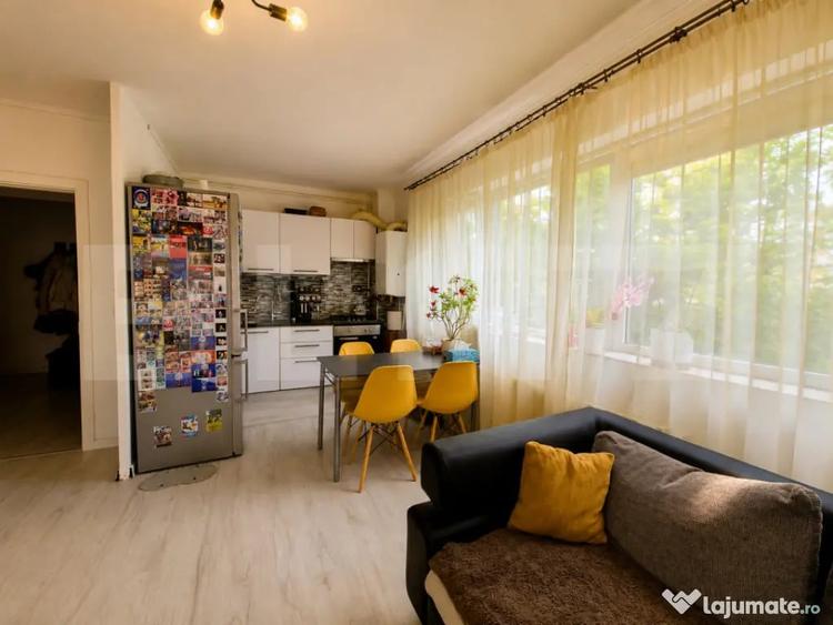 Apartament cu 2 camere semidecomandat în Baciu