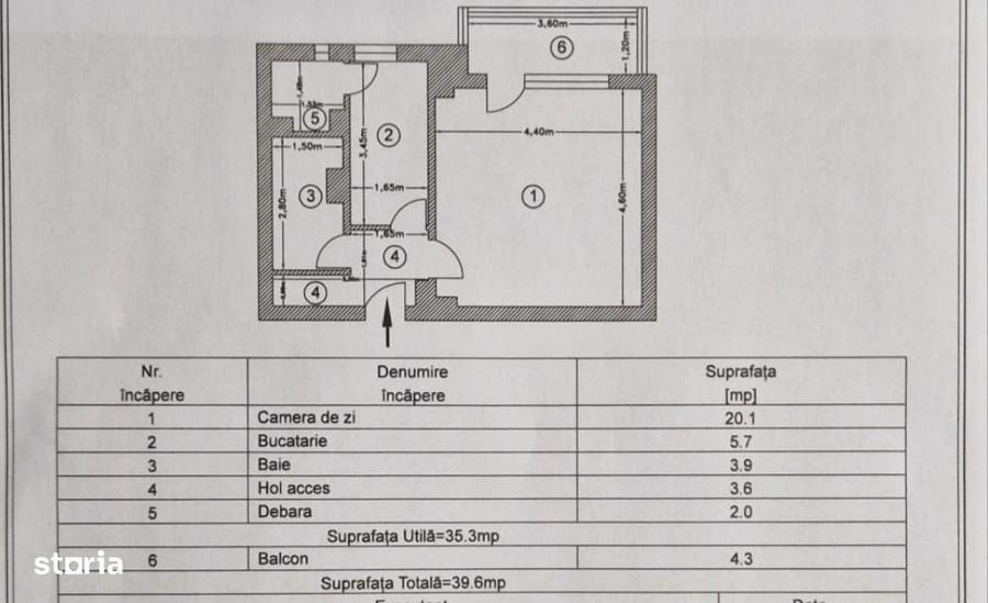 Garsoniera Teilor, Decomandata/ finisaje clasice, Amplasament DEOSEBIT - 3
