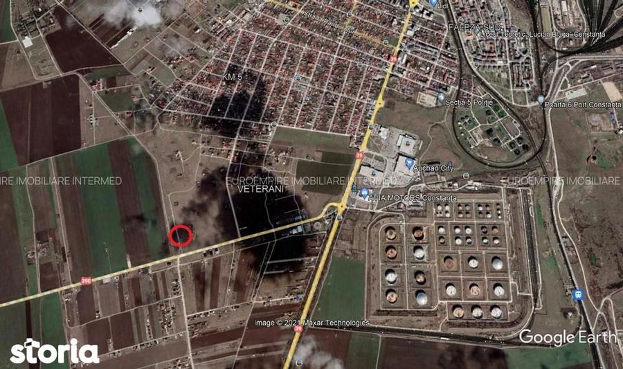 Teren de vanzare in Constanta, Km 5 Veterani - 500 mp - 1