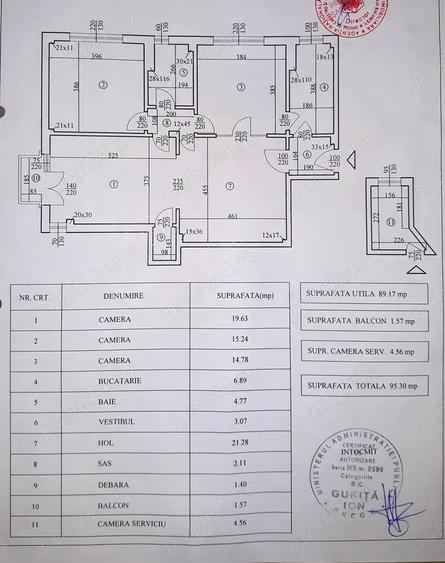 Apatament 4 Camere, 95m , Calea Calarasilor, Piata Muncii - 8
