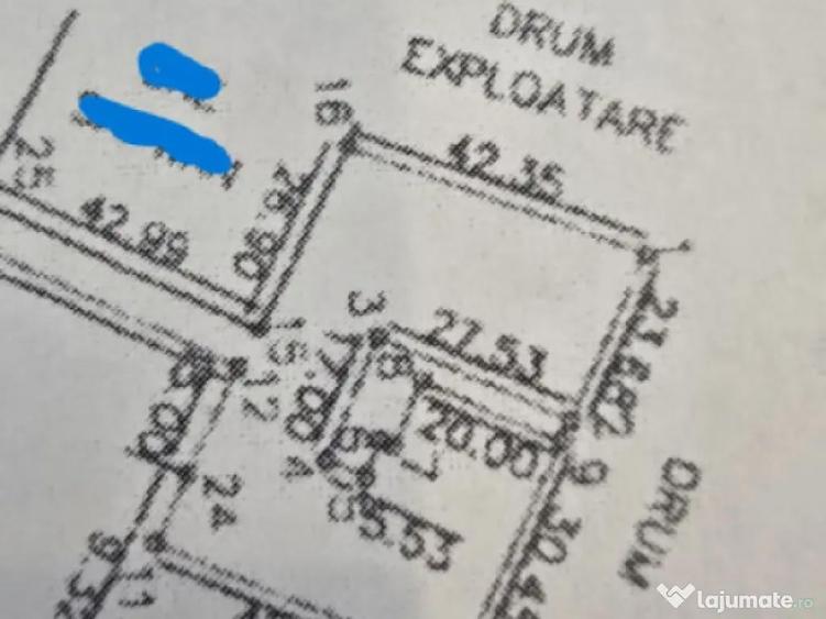 NUFARU -TEREN INTRAVILAN 2400 MP, UTILITATI PE TEREN - 2