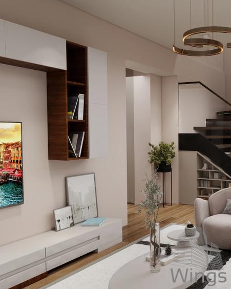 Penthouse pe 3 niveluri | 135,1 mp utili | Terase 85,6 mp | WINGS - 7