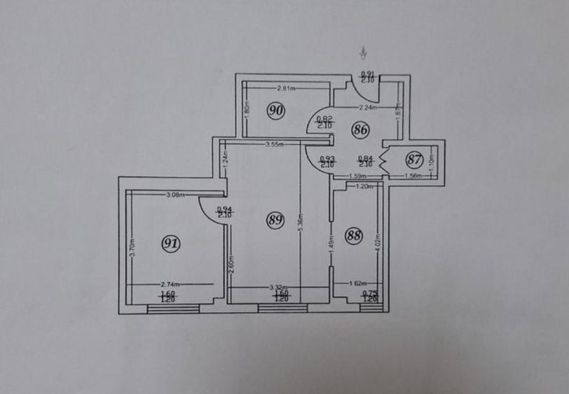Vind apartament 2 camere - 1